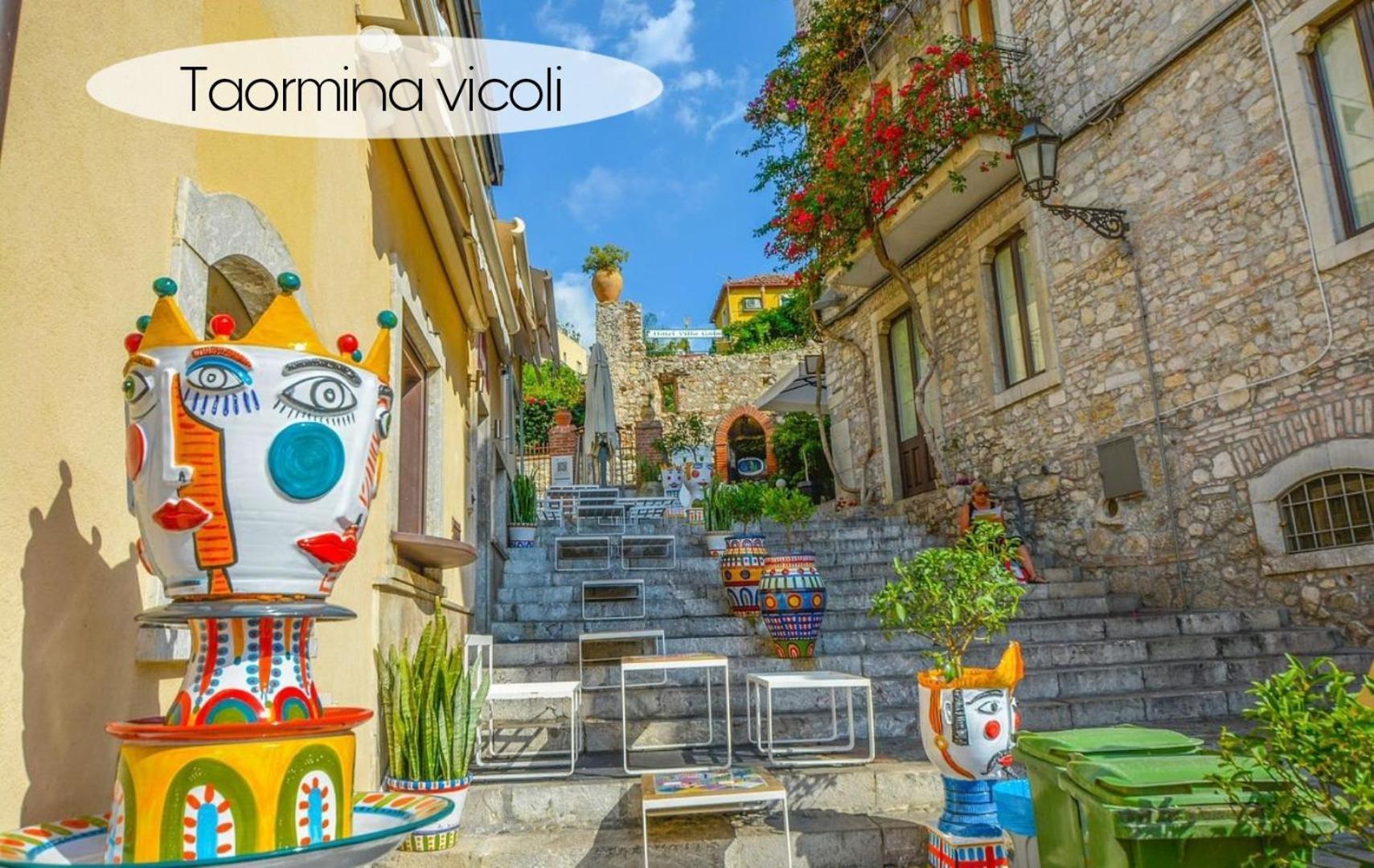 La Casa Di Giada Lägenhet Calatabiano Exteriör bild